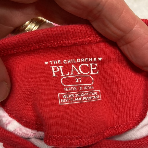 TCP strawberry I love daddy shortall pajama one piece zip cotton 2t - Picture 6 of 7